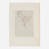 Mary Cassatt, Looking into the Hand Mirror (No. 2), c. 1905, drypoint