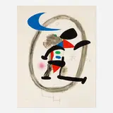 Arlequin circonscrit by Joan Miró, 1973, lithograph in colors on Arches, sold Jul 2026
