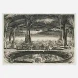 Erik Desmazieres, La ville souterraine, 1982, etching with Chine-collé