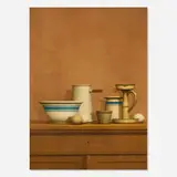 William H. Bailey, Still Life with Eggs, Candlestick and Bowl (from the America: The Third Century portfolio)