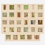 Gustav Klimt, Eine Nachlese (An Aftermath), collotype in colors on chine collé paper laid down on heavy cream wove paper
