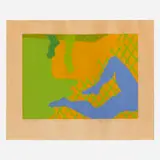Kay WalkingStick, Untitled, 1973, screenprint in colors