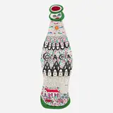 Howard Finster, Coca Cola, 1994, paint and marker on wood