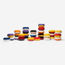 Alan Fletcher, Collection of thirty clam ashtrays, melamine