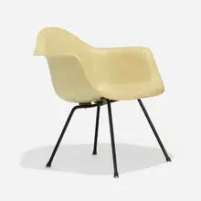 Charles and Ray Eames, LAX, 1950, molded fiberglass, enameled steel, rubber