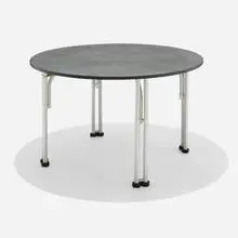 Warren McArthur, Table base, model 1639, c. 1933, aluminum