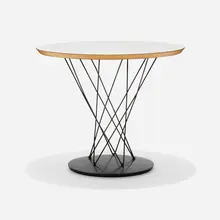 Isamu Noguchi, Occasional table, model 87, laminate over plywood, enameled steel