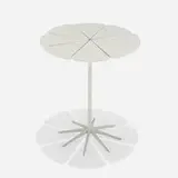 Richard Schultz, Petal occasional table, model P320, 1960, enameled aluminum, lacquered wood