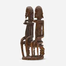 Dogon, Primordial couple, carved wood