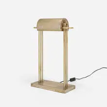 Marcel Breuer, Table lamp for the 1925 Exposition, Paris, 1925, brass