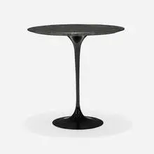 Eero Saarinen, Tulip occasional table, model 161M, marble, enameled aluminum
