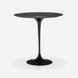 Eero Saarinen, Tulip occasional table, model 161M, marble, enameled aluminum