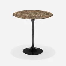 Eero Saarinen, Tulip occasional table, model 161M, marble, enameled aluminum
