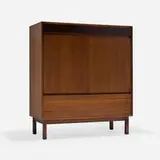 Inc. John Stuart, Cabinet, c. 1955, walnut
