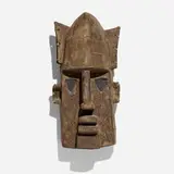 Dogon, Mask, carved wood, rope