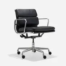 Charles and Ray Eames, Soft Pad Managment chair, 1969 / 2004, leather, aluminum, enameled steel