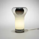 Angelo Mangiarotti, Saffo table lamp, 1966, hand-blown glass, aluminum