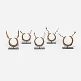 Mumuye, Currency torques, set of five, wrought iron
