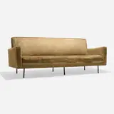 Knoll Associates, Sofa, model 96-1, 1953, upholstery, enameled steel