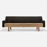 Hans J. Wegner, Sofa, model AP32S, 1956, upholstery, oak