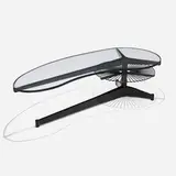 Vladimir Kagan, Capricorn two-tiered coffee table, c. 1958, enameled steel, glass