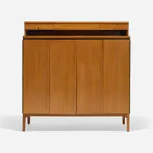 Paul McCobb, Master chest, model 7704, c. 1955, mahogany, brass