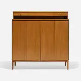 Paul McCobb, Master chest, model 7704, c. 1955, mahogany, brass