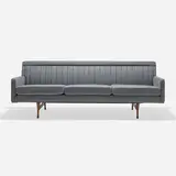Paul McCobb, Symmetric Group sofa, 1962, upholstery, mahogany