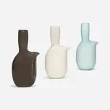 Russel Wright, Iroquois Casual carafes, set of three, c. 1955, glazed stoneware