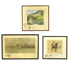 called 'Snaffles' Charles Johnson Payne, Untitled, 'I Would Bring Such Fishes Back' print in colours