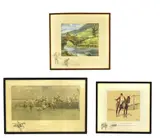 called 'Snaffles' Charles Johnson Payne, Untitled, 'I Would Bring Such Fishes Back' print in colours