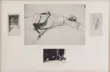 Ernest Pignon-Ernest, Untitled, 'La Mort de la Vierge' etching and colour photograph
