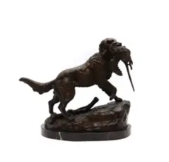 Emile Désiré Lienard, Untitled, raised on a marble plinth