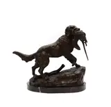 Emile Désiré Lienard, Untitled, raised on a marble plinth