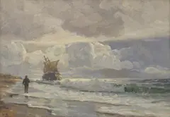 Holger Lübbers, Untitled, oil on canvas 27 x 37cm