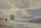 Holger Lübbers, Untitled, oil on canvas 27 x 37cm