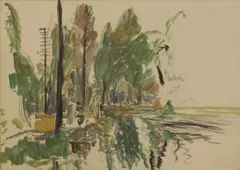 Ronald Ossory Dunlop, Untitled, watercolour 36 x 50cm Provenance: With Redfern Gallery