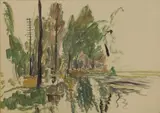Untitled by Ronald Ossory Dunlop, watercolour 36 x 50cm Provenance: With Redfern Gallery, sold Jan 2024