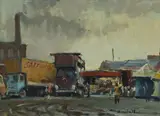Alfred Ackrill, Untitled, oil on board 30 x 40.5cm