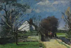 Alfred Ackrill, Untitled, oil on board 33 x 49cm