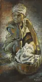 Lyonel Laurenceau, Untitled, oil on canvas 92 x 46cm