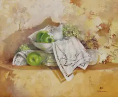 Liliane Proux, Untitled, oil on canvas