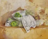Liliane Proux, Untitled, oil on canvas