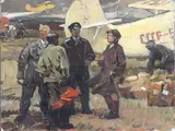 Willy Mokrozhitsky, Untitled, oil on canvas board 34.5 x 46cm