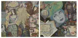 Piotr Frolov, Untitled, watercolour 34.5 x 34.5cm (2) Provenance: The collection of Maurice Fraser