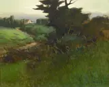 Willis E. Davis, Northern California Farm Scene, 1903, oil on canvas
