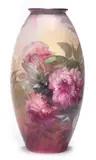Franz Bischoff, Large ovoid vase with peonies