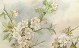 Paul de Longpré, Gentle waking (Apple blossoms)