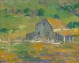 Selden Connor Gile, The barn; Tree and shed, 1922 (double sided)