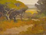 Mary DeNeale Morgan, Trees along a path near the coast